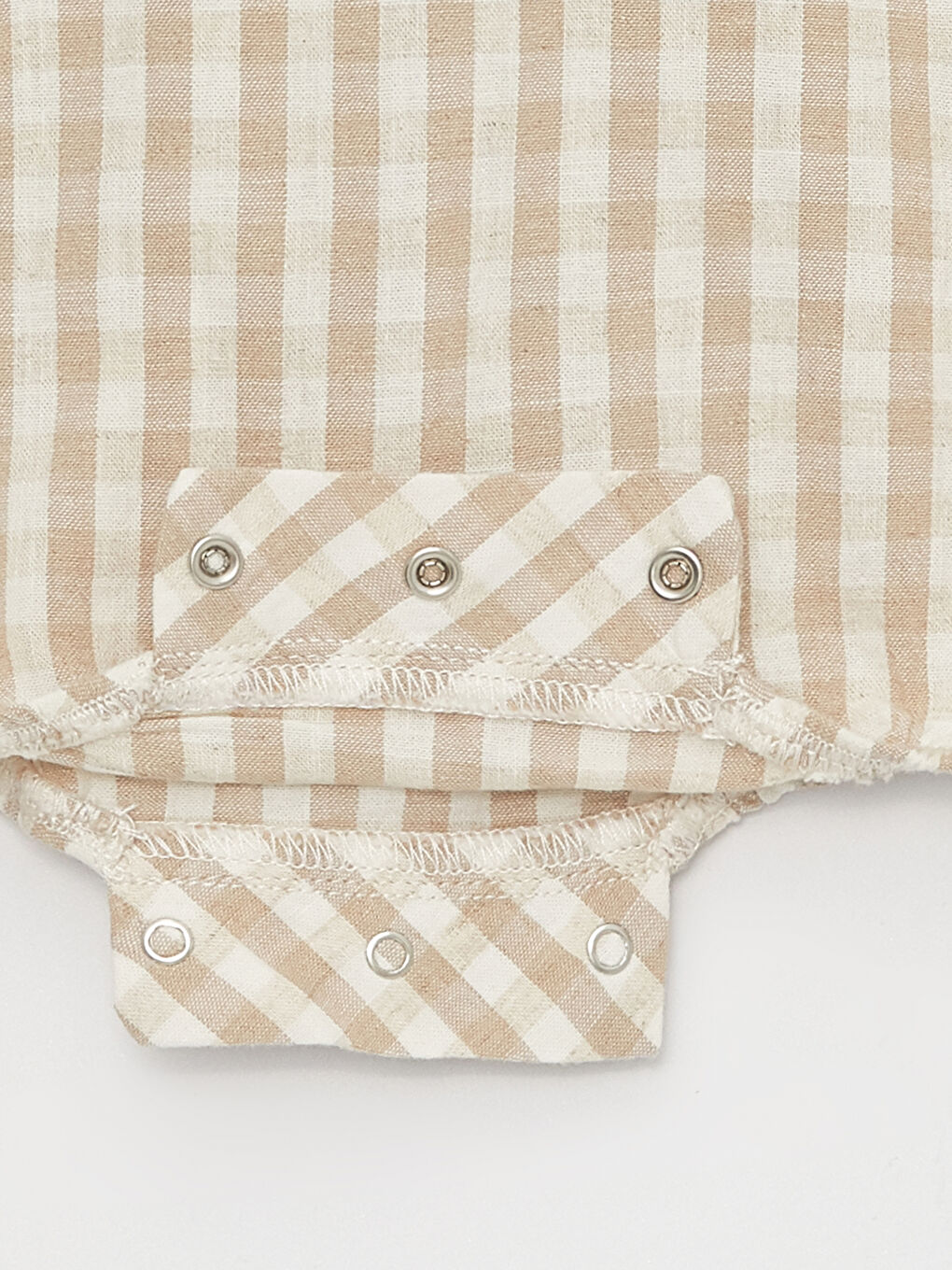 Plaid Patterned Baby Boy Slippers-2