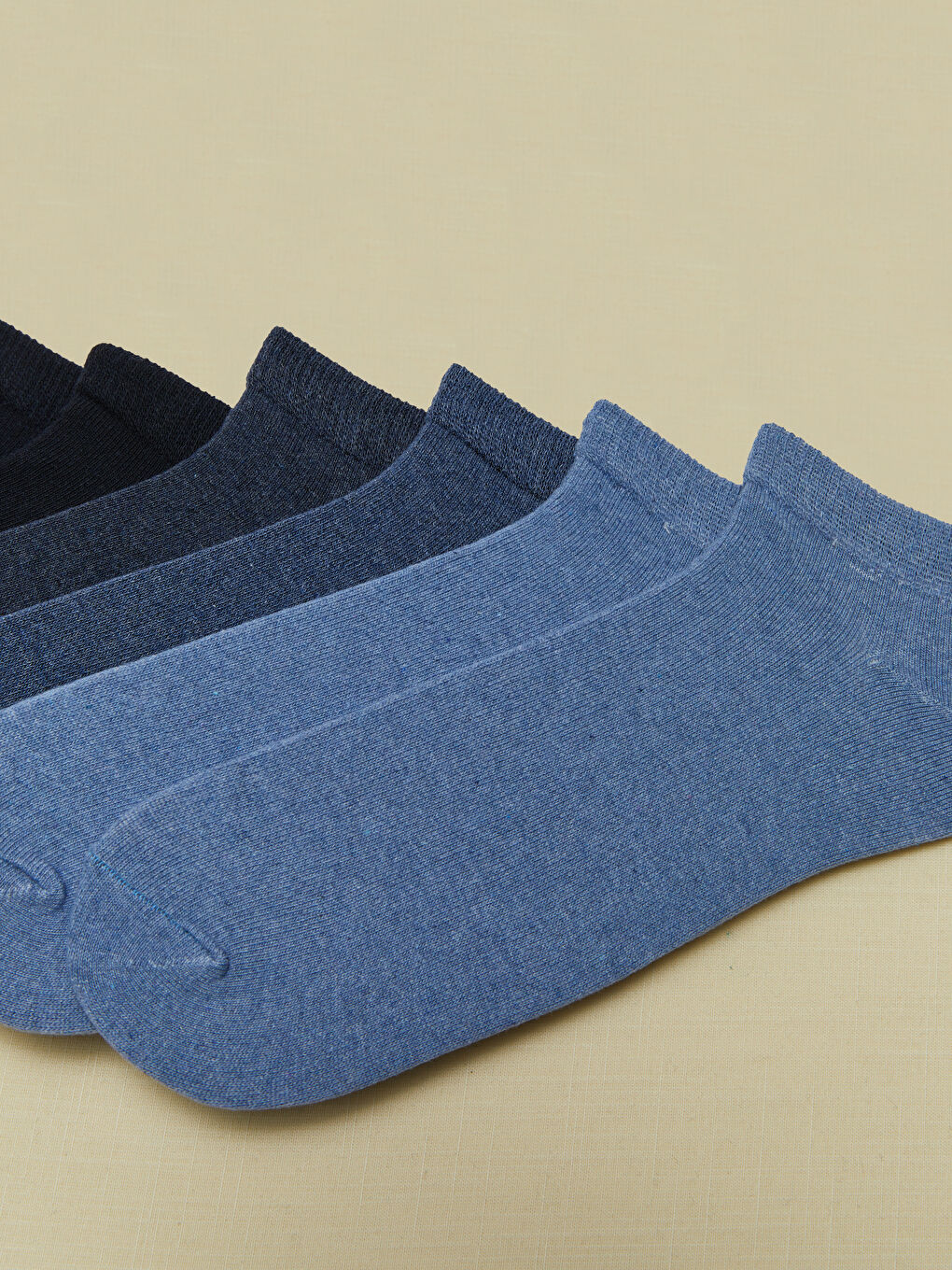 Lacivert Erkek Patik Çorap 7'li-2