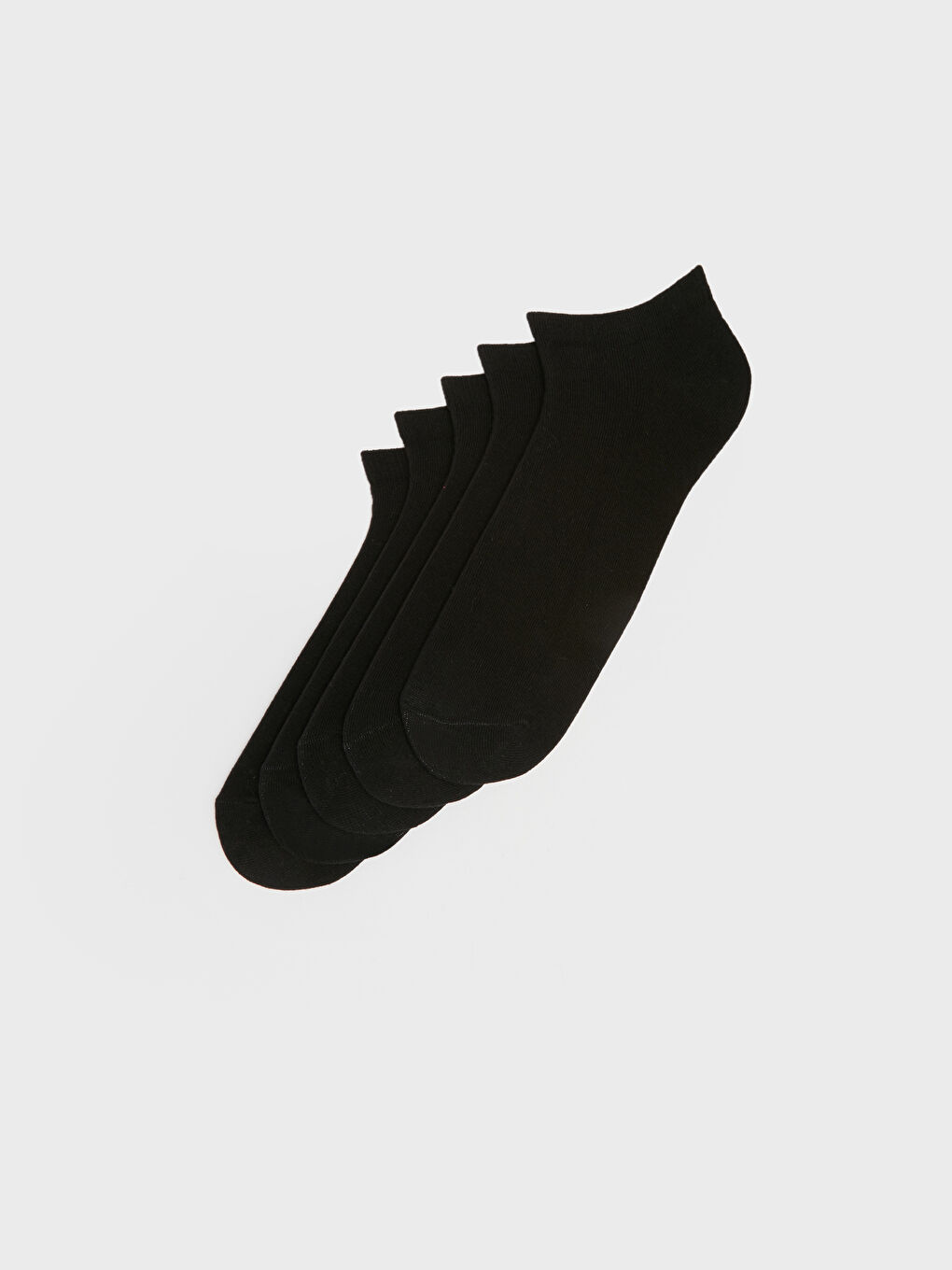 Siyah Erkek Patik Çorap 5'li-1