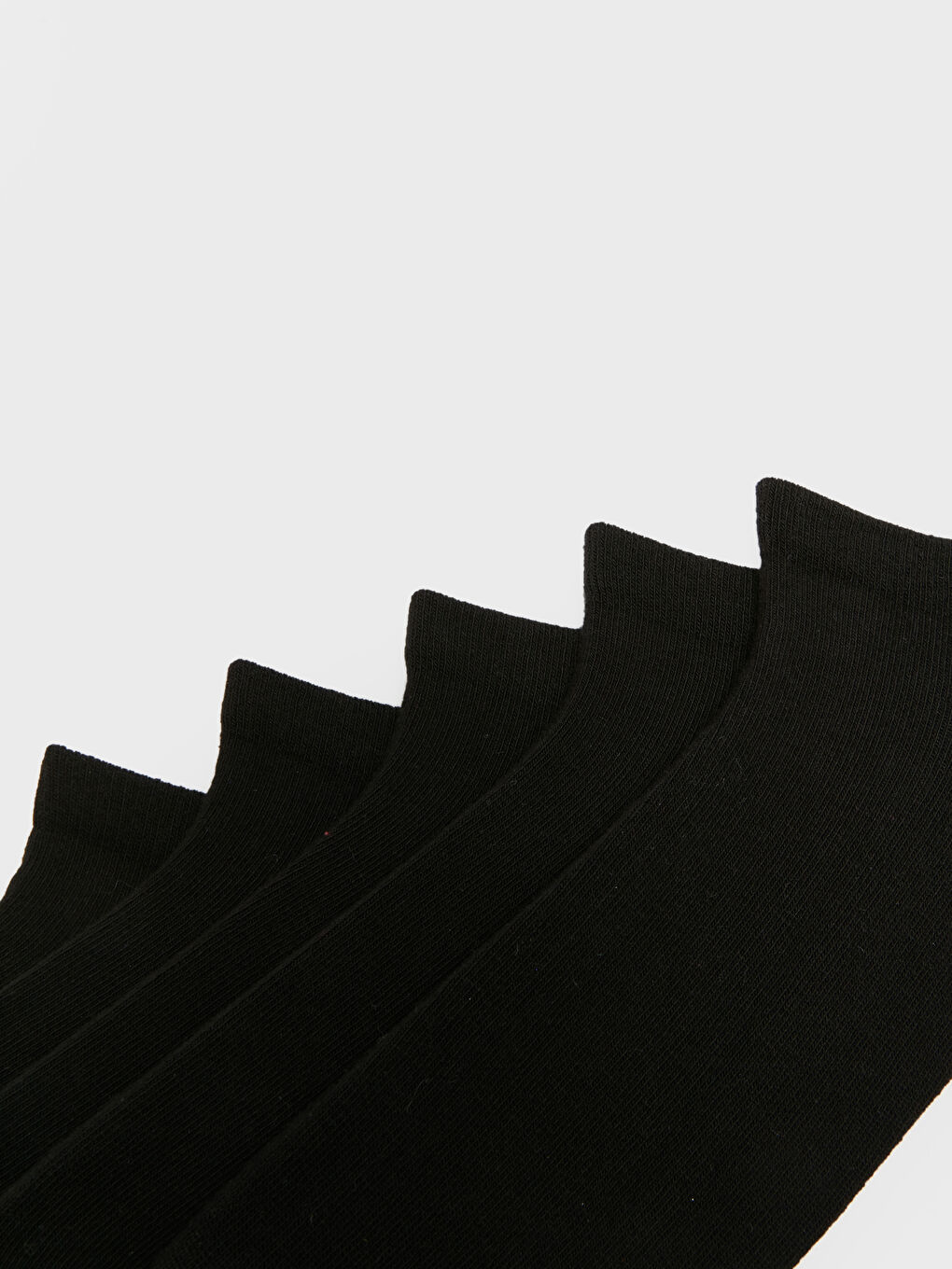 Siyah Erkek Patik Çorap 5'li-2