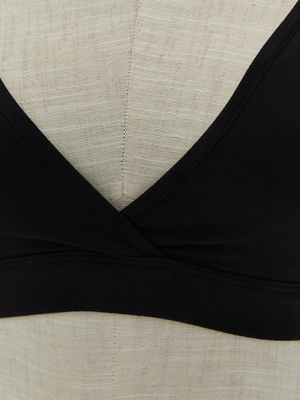 Siyah Düz Pedli Büstiyer 2'li Paket-3