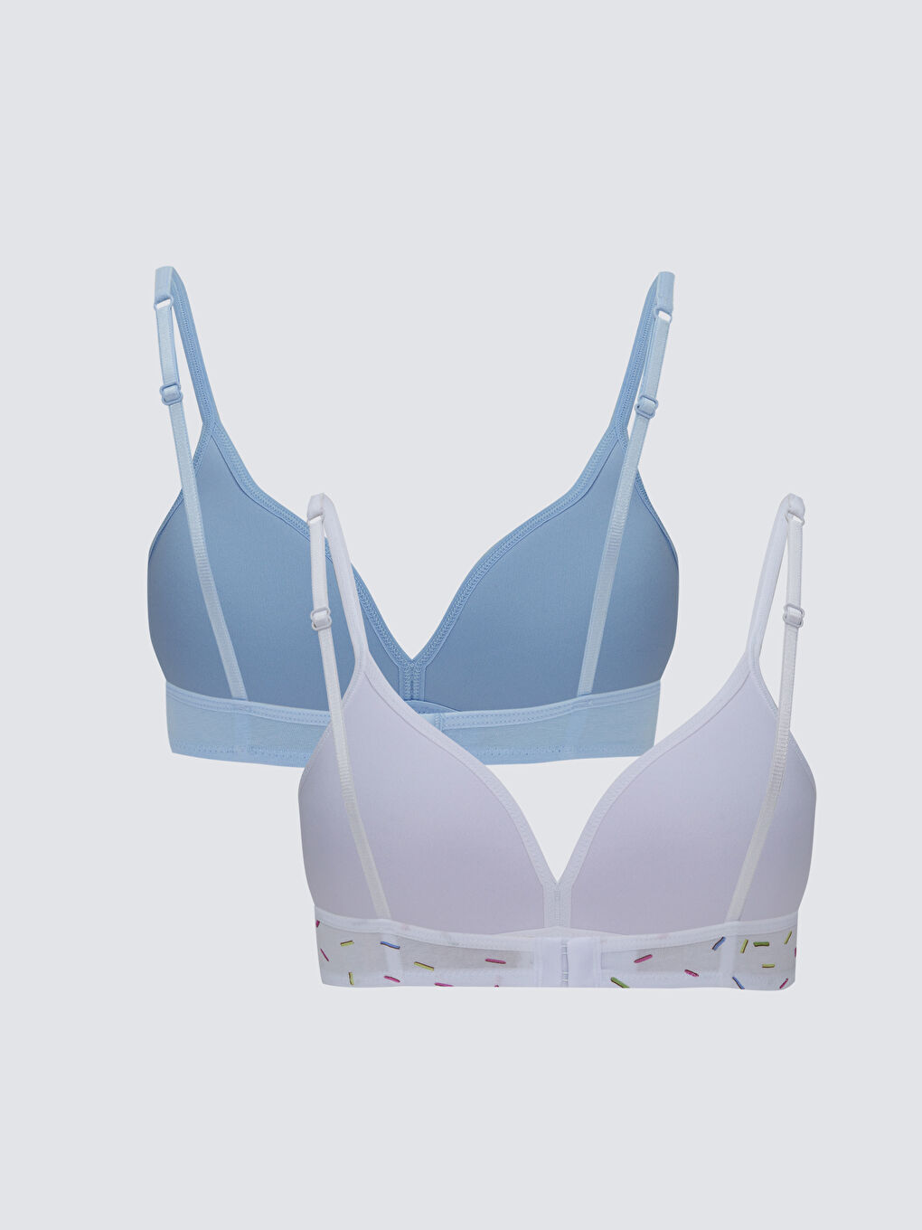 Non-Wired Non Padded Plain First Bra 2 Pack-1