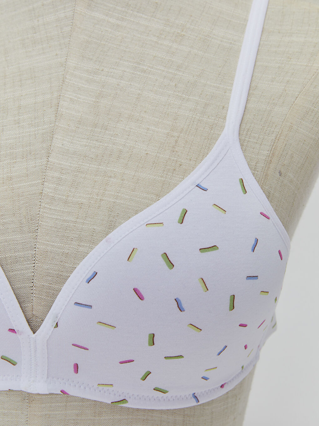 Non-Wired Non Padded Plain First Bra 2 Pack-2