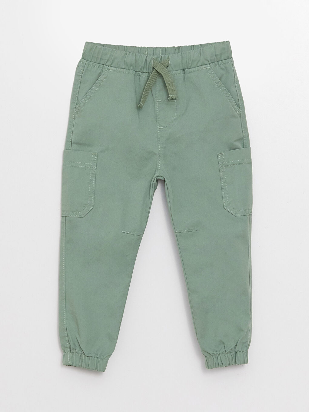 بنطلون أولاد رضع بسيط بخصر مرن-1