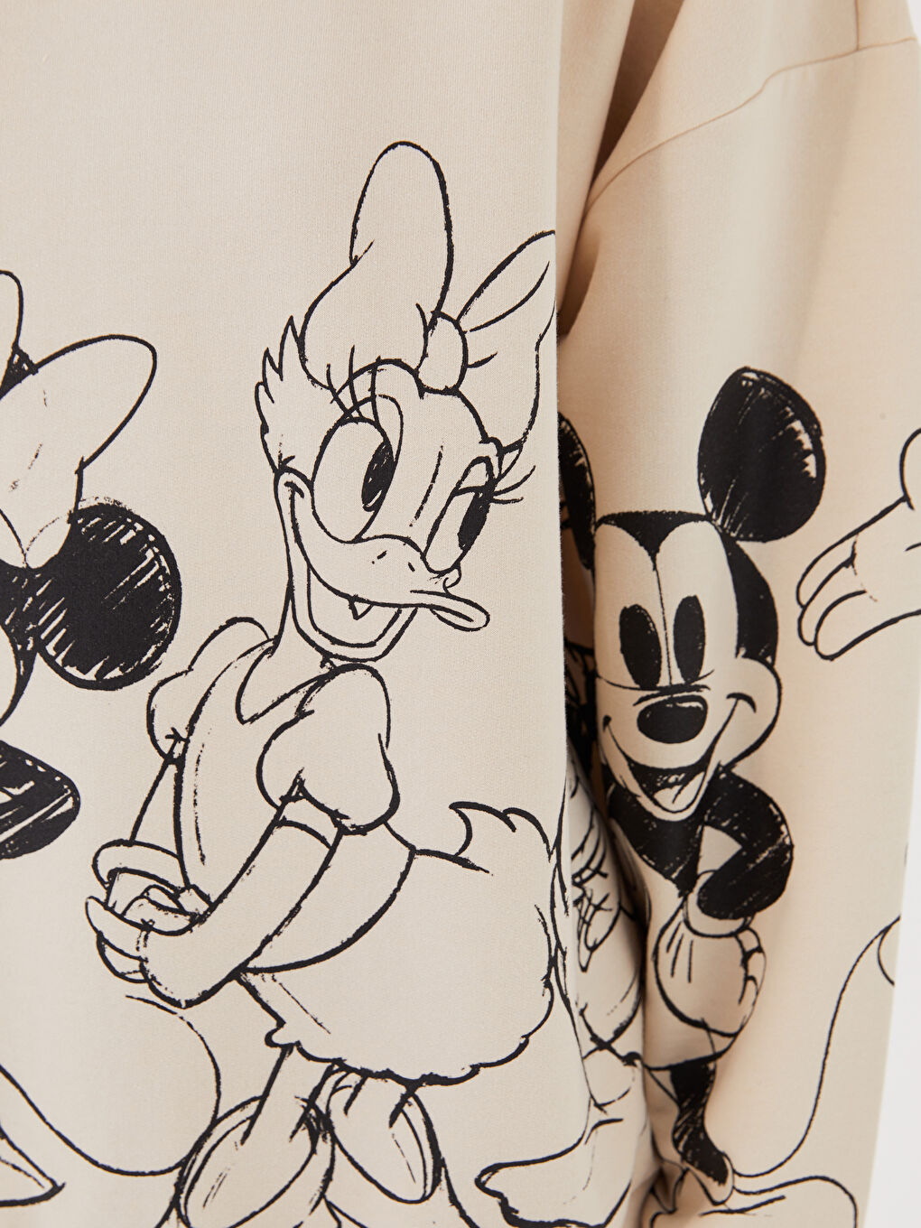 LCW Vision Mickey Mouse and Friends Printed Long Sleeve Women's Sweatshirt -S3CD89Z8-FVU