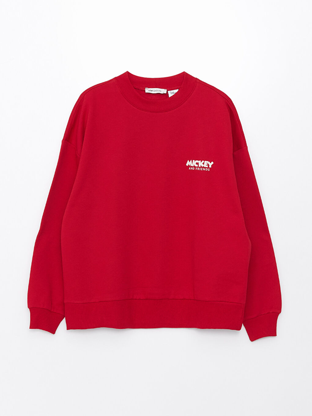 Crew Neck Mickey and Friends Printed Long Sleeve Women's Sweatshirt -S3CD93Z8-HKD