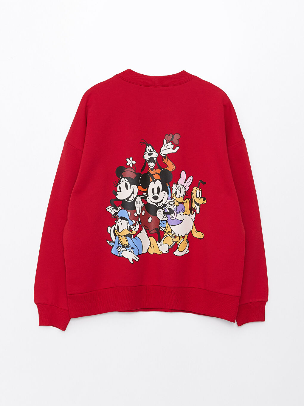 Crew Neck Mickey and Friends Printed Long Sleeve Women's Sweatshirt -S3CD93Z8-HKD
