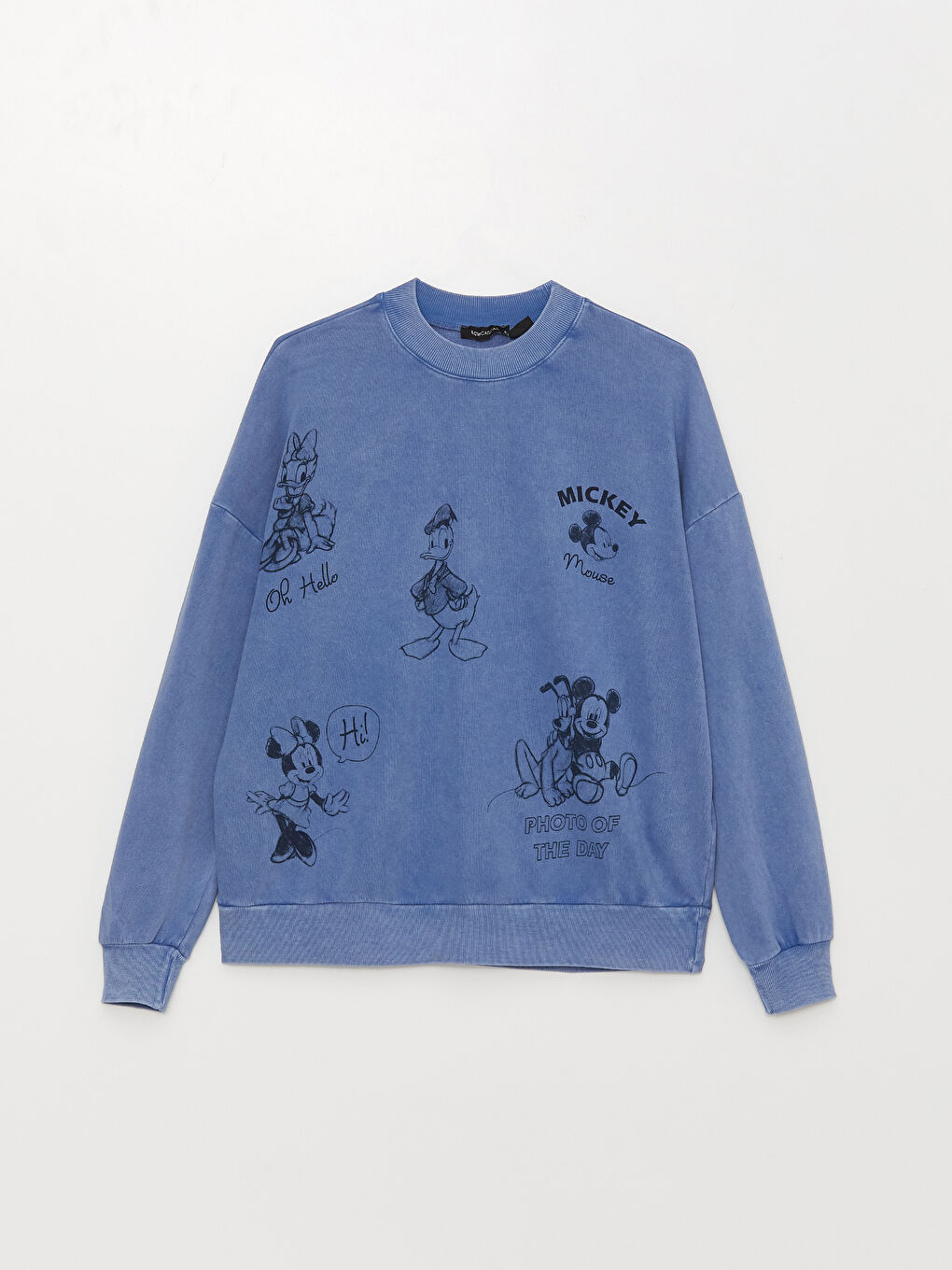 LCW Vision Mickey Mouse and Friends Printed Long Sleeve Women's Sweatshirt -S3CD95Z8-QZ8