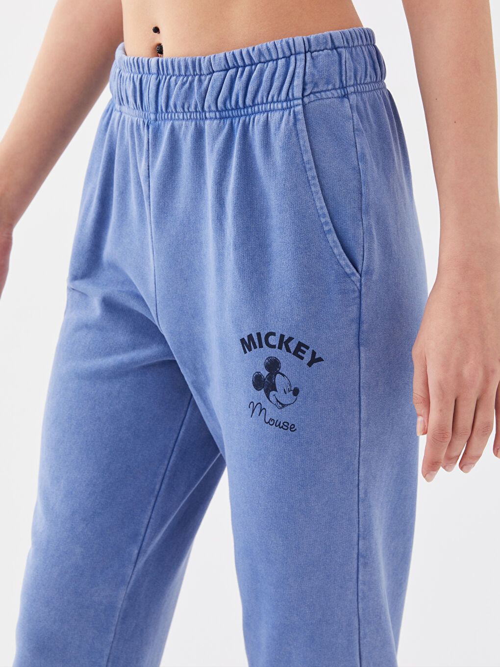 LC Waikiki Elastic Waist Mickey Mouse Printed Women's Jogger Sweatpants -S3CD96Z8-QZ8