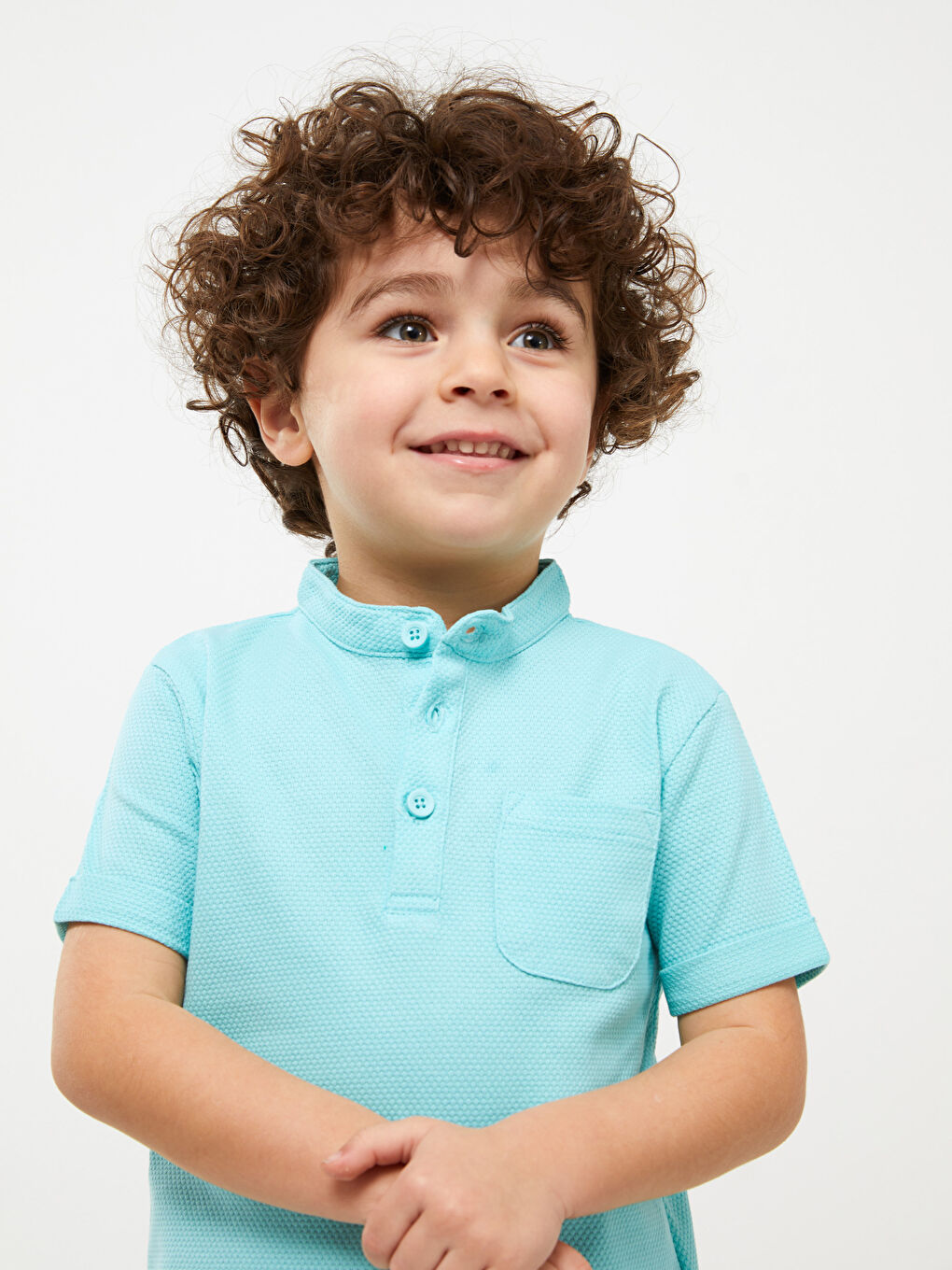 Tricou cu Mânecă Scurtă și Guler de Judecător pentru Bebeluși Băieți și Pantaloni Set de 2 Piese-1