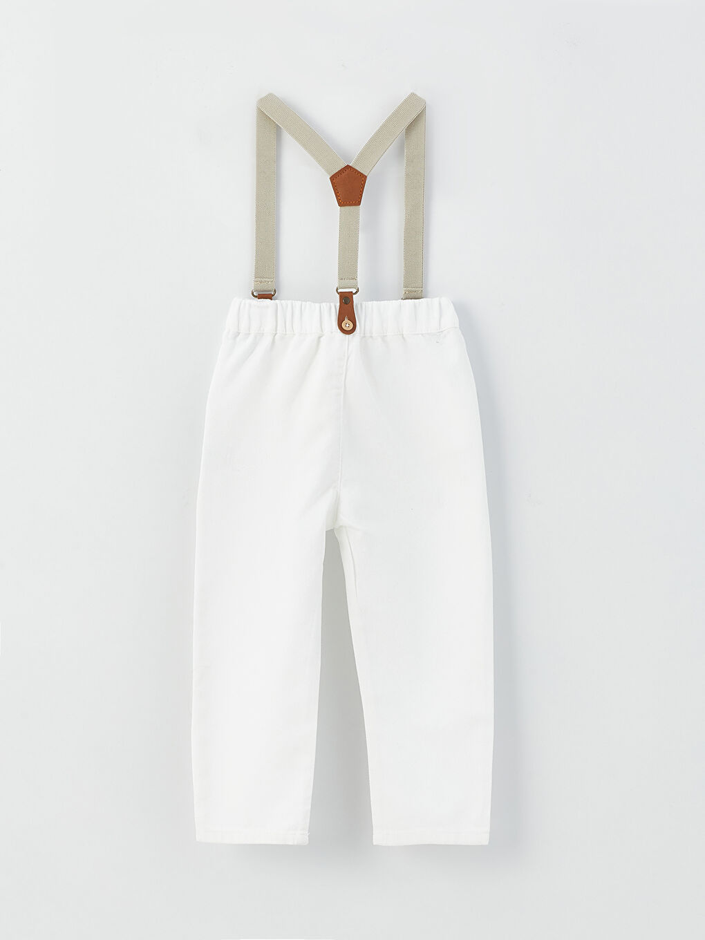 Pantaloni Basic cu Talie Elastică pentru Bebeluși Băieți și Pantaloni 2 Bucăți-1