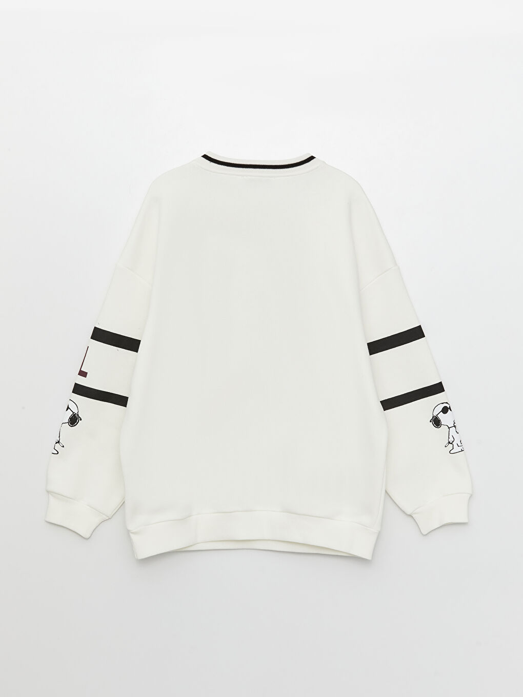 LCW Vision V-Neck Snoopy Printed Long Sleeve Oversize Women's Sweatshirt -S3CE60Z8-KXP