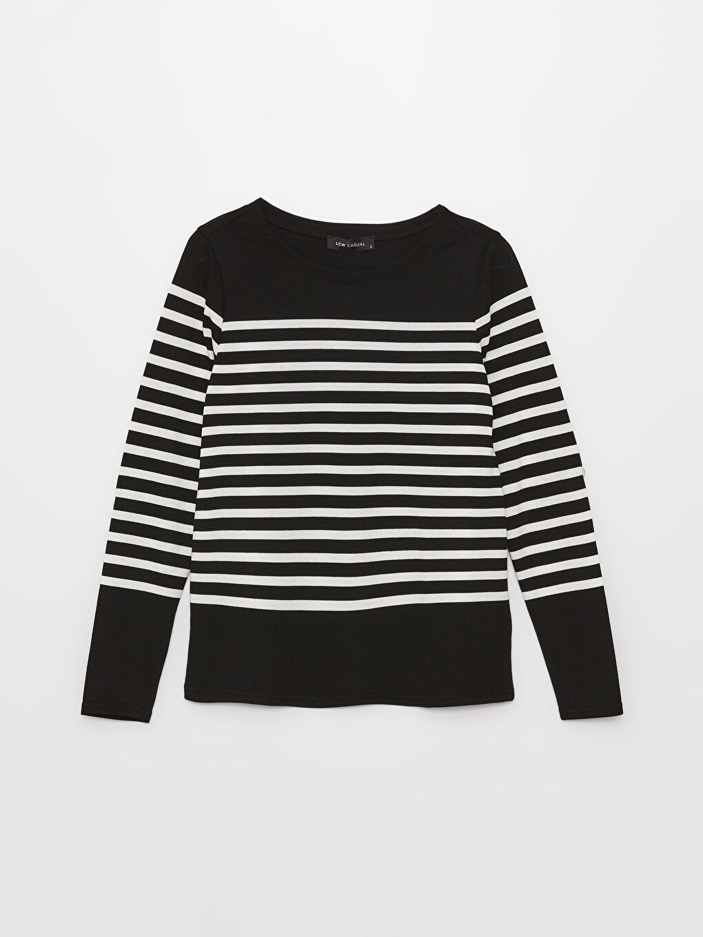 LCW Vision Crew Neck Striped Long Sleeve Women's Sweater -S3CE76Z8-LJX