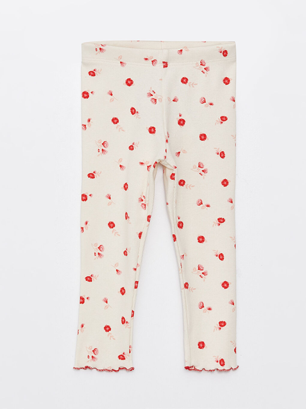 Elasticated Waist Printed Baby Girls' Leggings