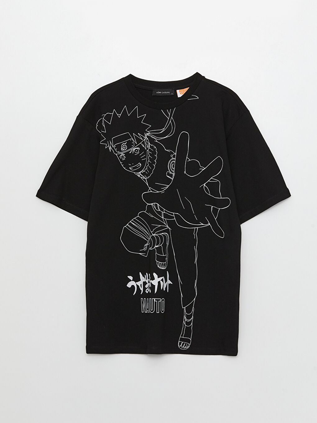 XSIDE T-shirt pour Femmes Oversize à Manches Courtes Imprimé Naruto à Col Rond -S3CE89Z8-HFF
