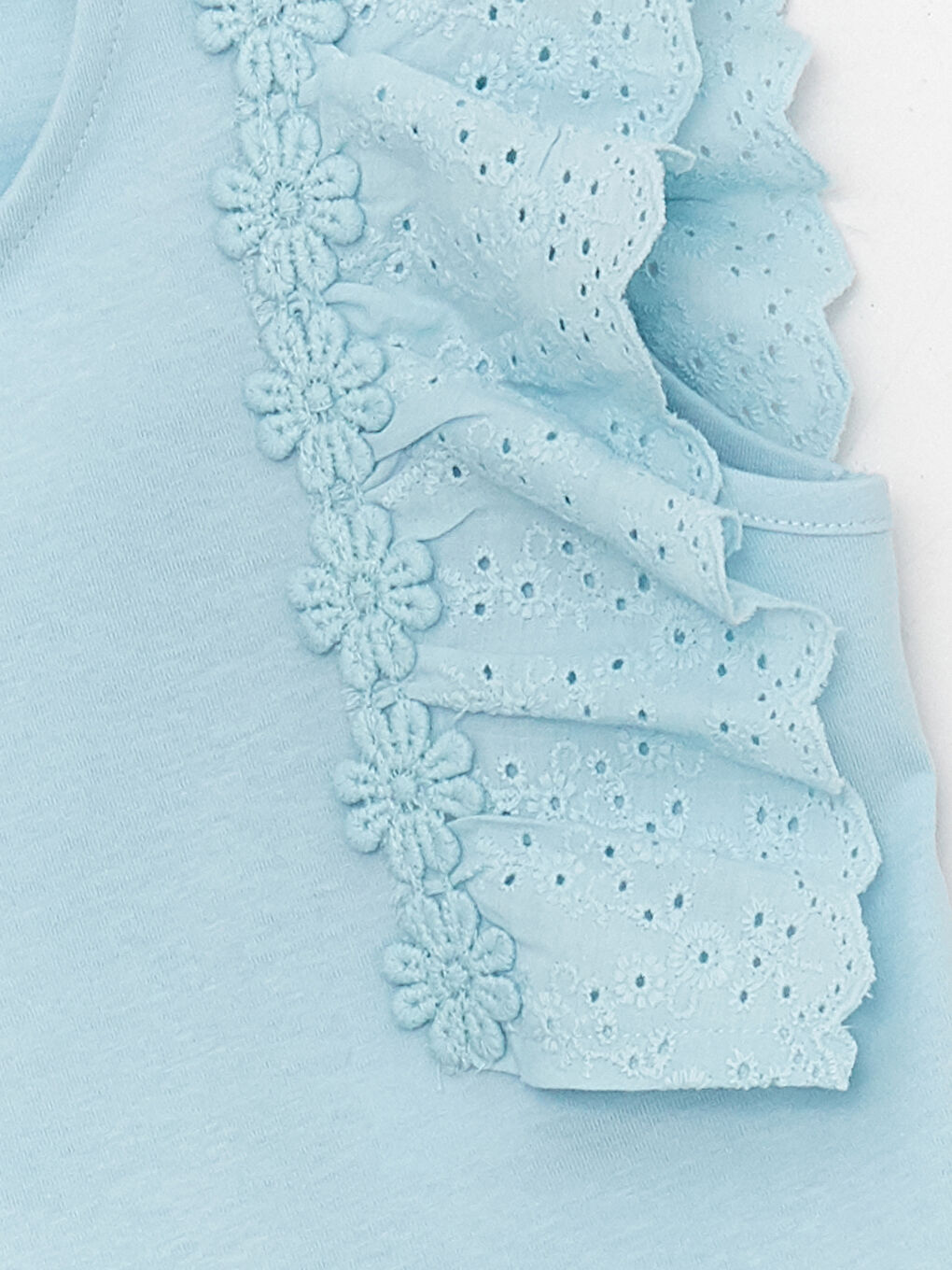 Футболка для девочек с круглым вырезом и принтом в виде сердца из 100% хлопка-2