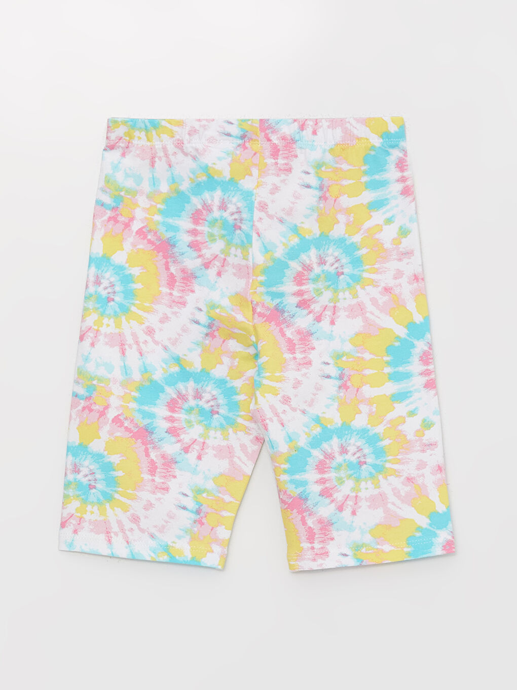 Karışık Beli Lastikli Batik Desenli Kız Çocuk Tayt-1