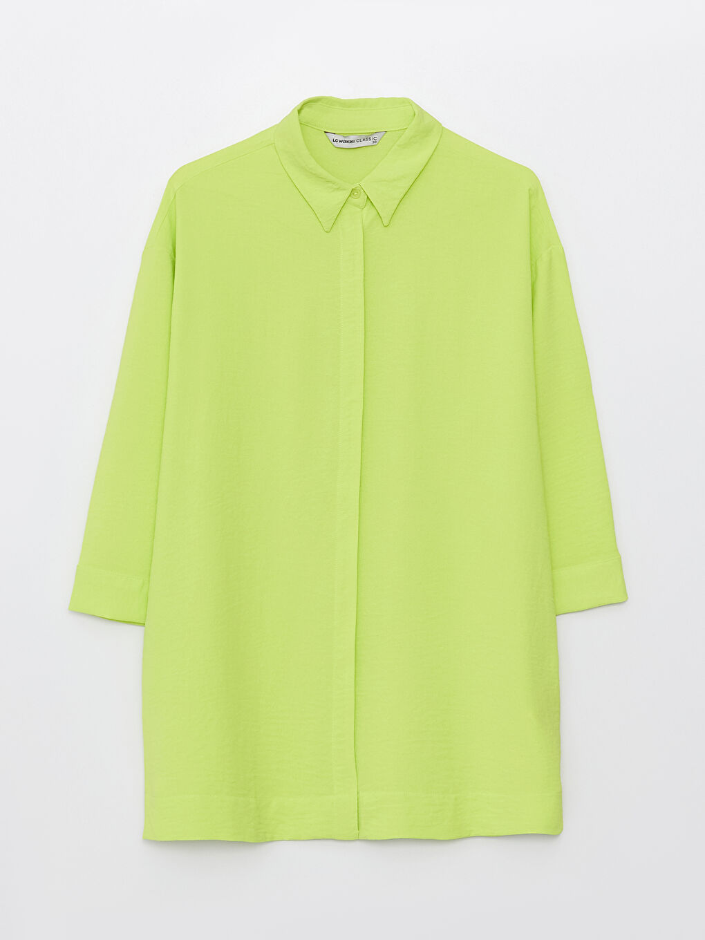 Plain Oversize Women's Shirt-10