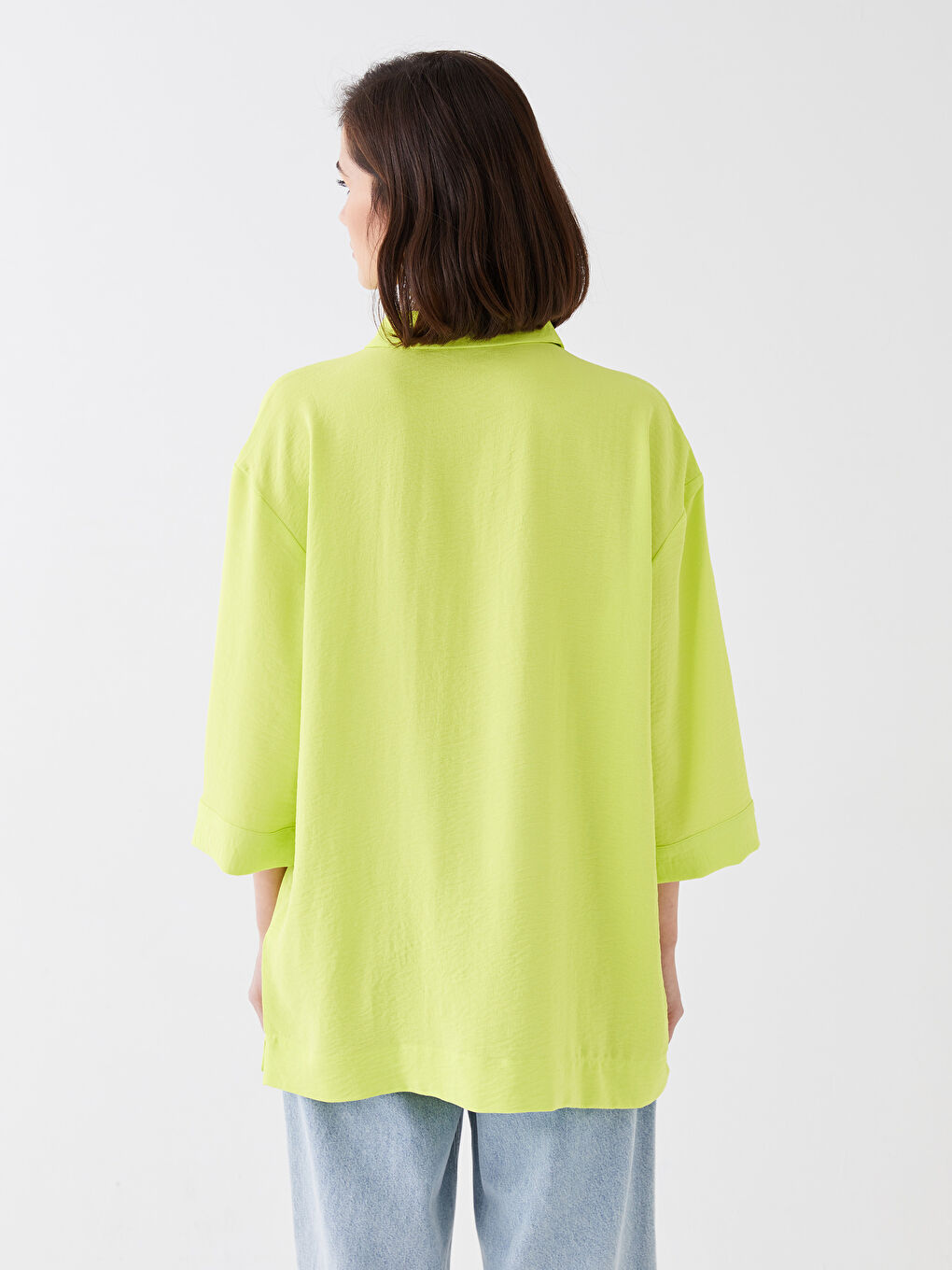 Plain Oversize Women's Shirt-9