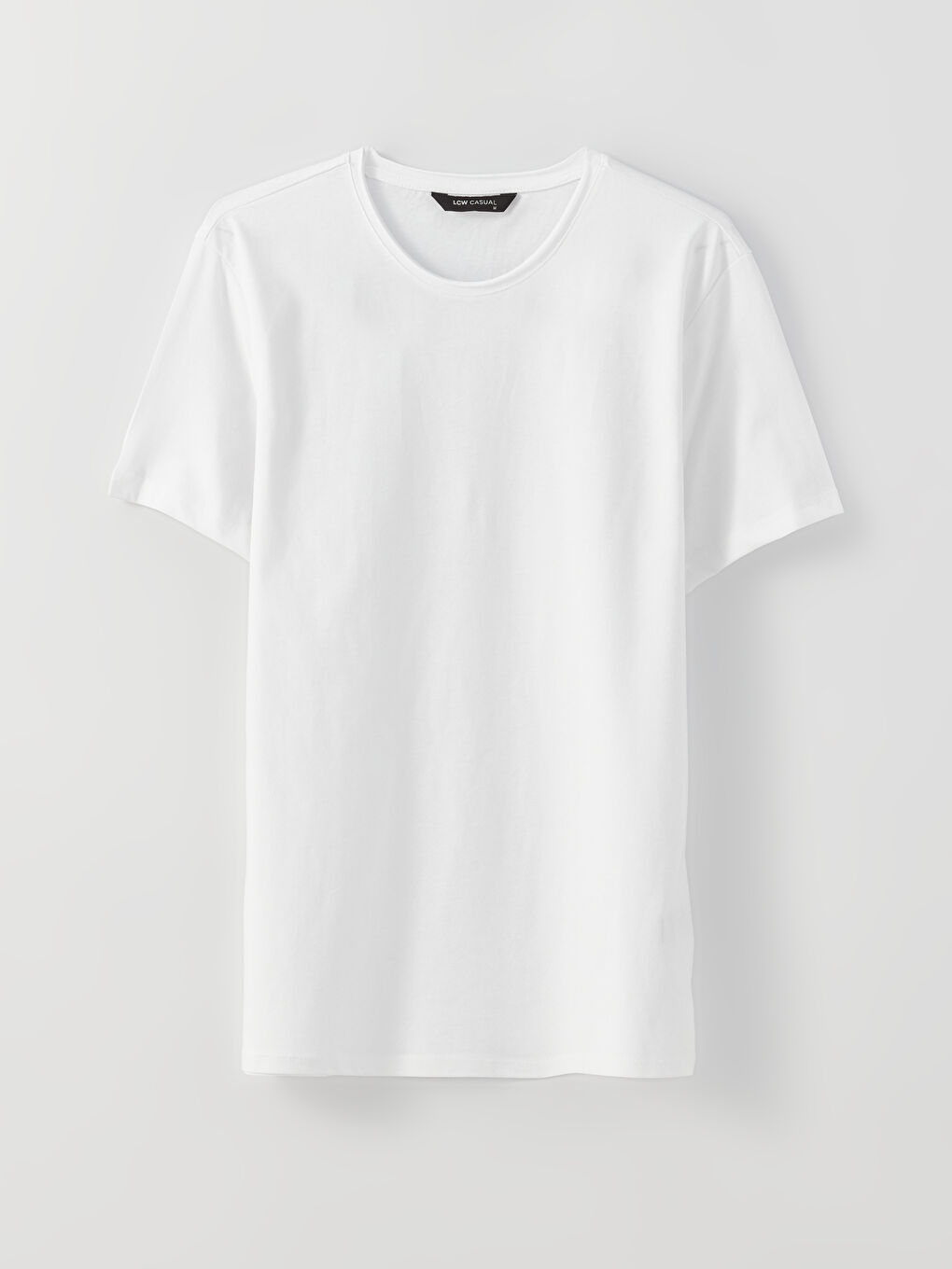 Crew Neck Short Sleeved Basic Combed Cotton Men's T-Shirt 2-Pack-7