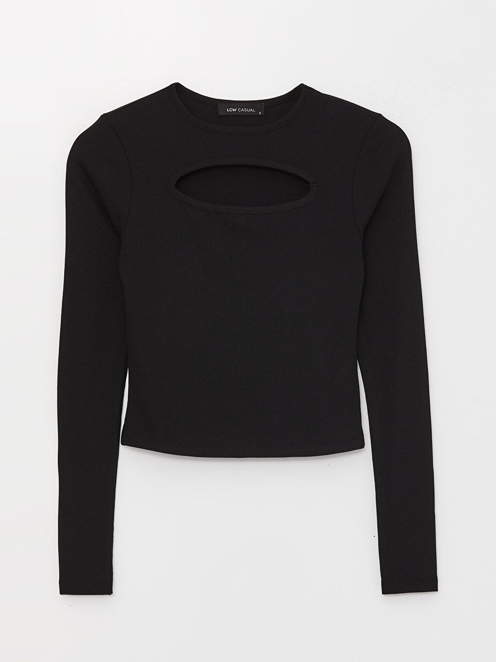 LC Waikiki Crew Neck Plain Long Sleeve Women's T-Shirt -S3CF25Z8-CVL