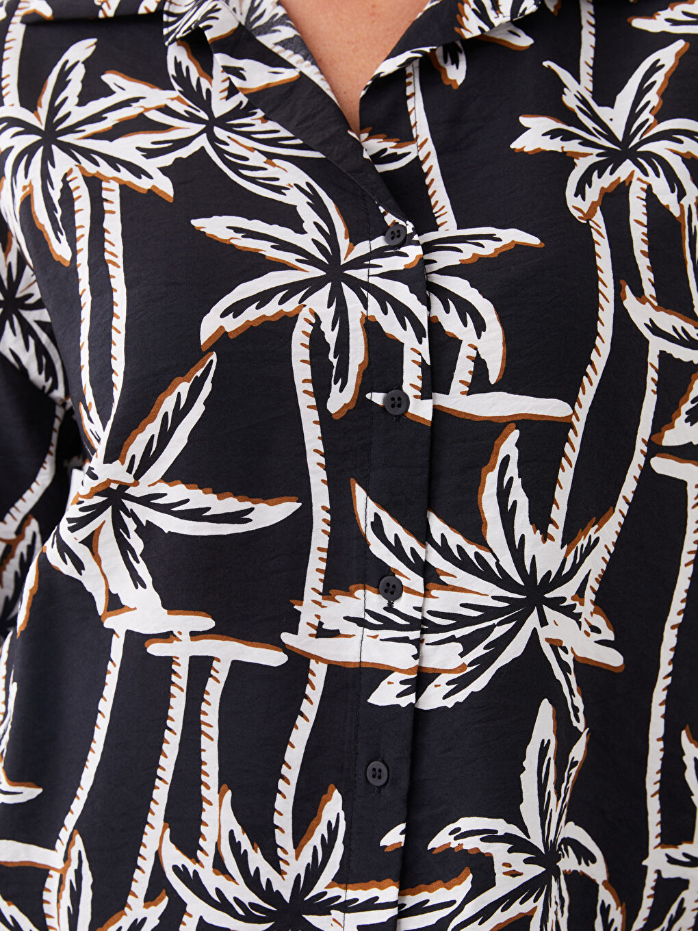 LCWAIKIKI Classic Women's Patterned Long Sleeve Shirt -S3CF45Z8-LQJ