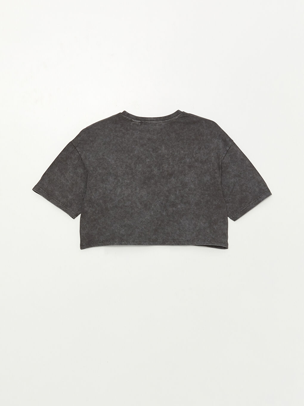 Crew Neck Mickey and Friends Printed Short Sleeve Women's Crop Top-7