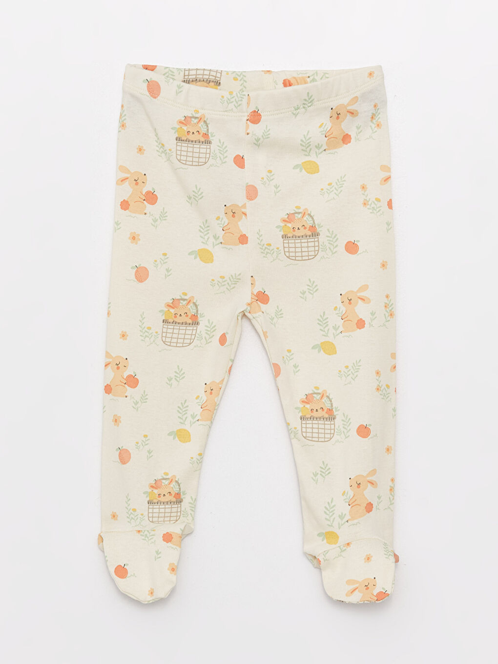 Bicycle Collar Printed Baby Girl 5-Piece Set-4