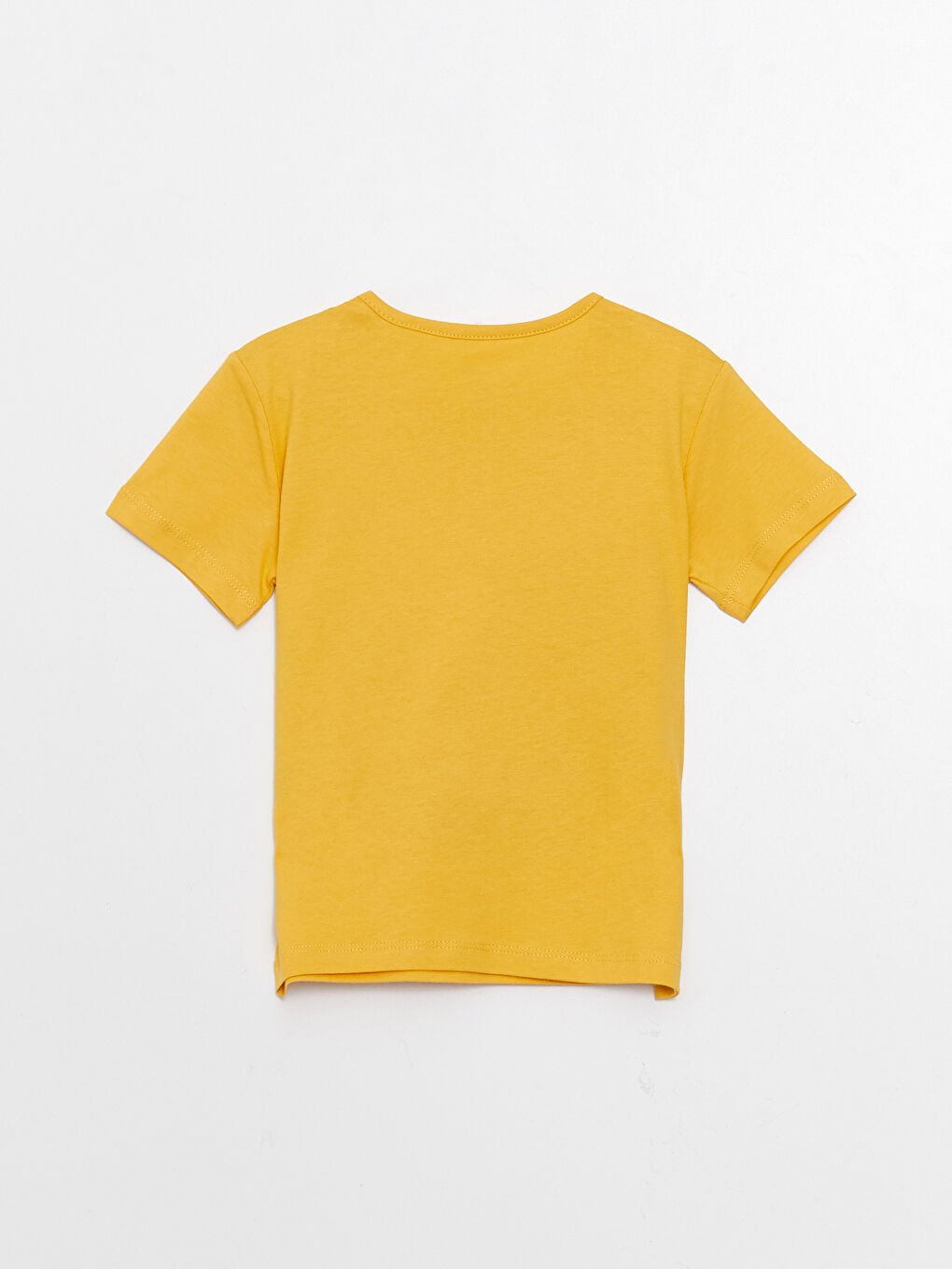 Crew Neck Short Sleeve Printed Baby Boys' T-Shirt-1