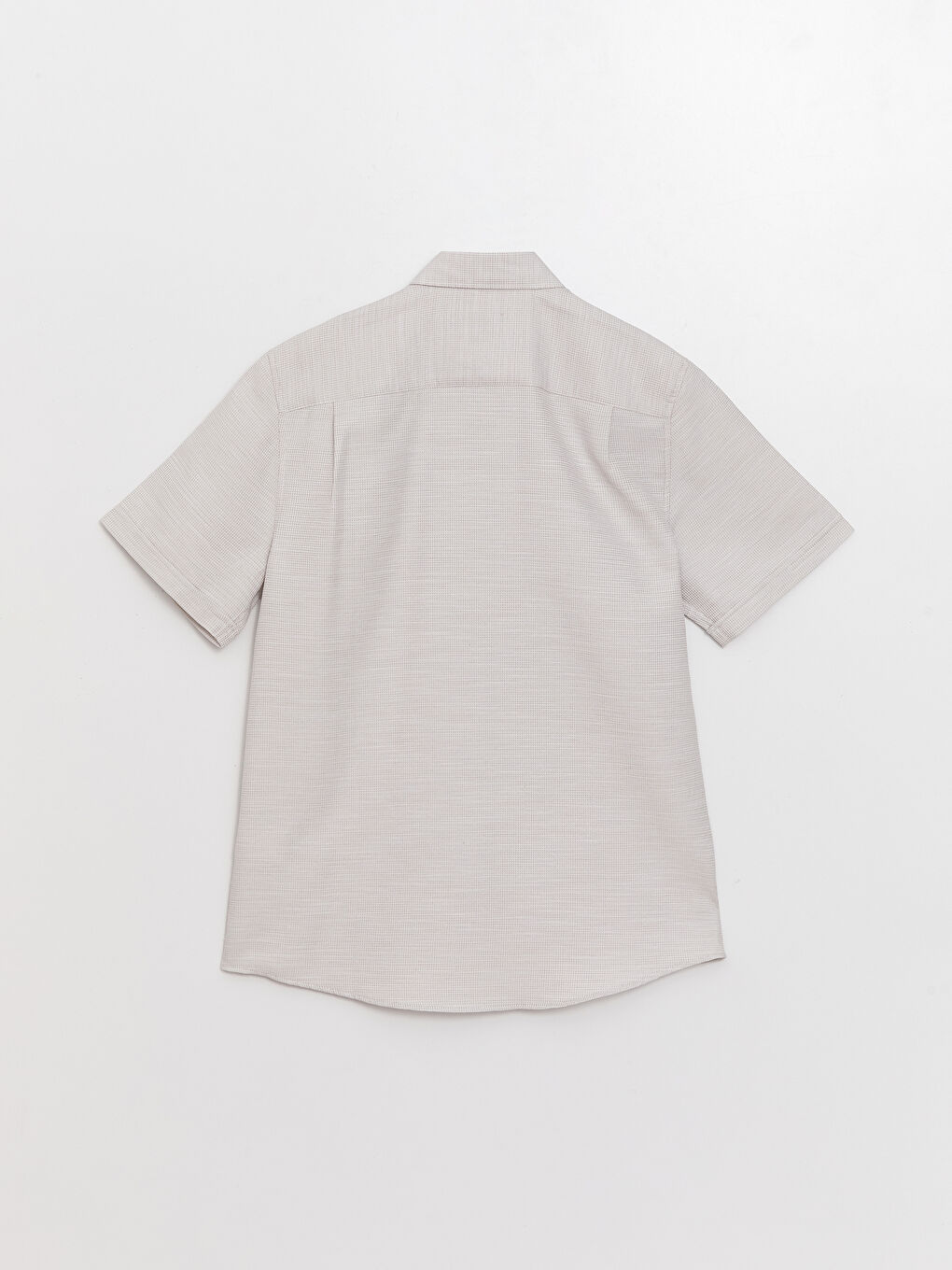 LCWAIKIKI Classic Regular Fit Short Sleeve Dobby Men's Shirt -S3CF83Z8-SXL