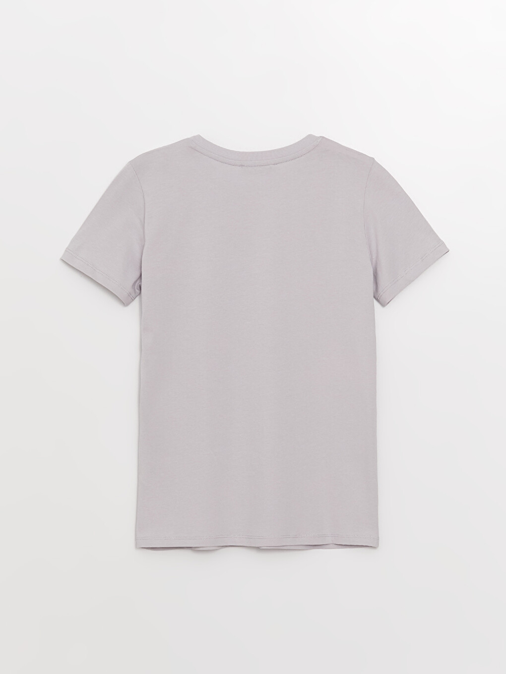 T-shirt Me Jakë Të Rrumbullakët, E Thjeshtë, Me Mëngë Të Shkurtra Për Gra-6