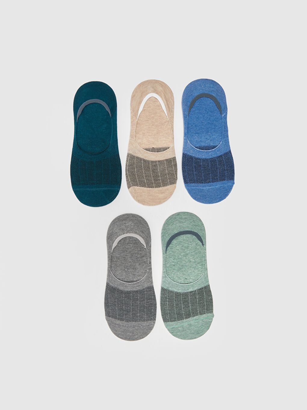 Karışık Desenli Erkek Babet Çorap 5'li