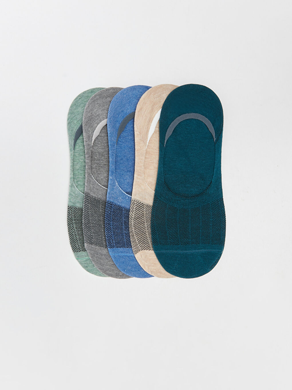 Karışık Desenli Erkek Babet Çorap 5'li-1