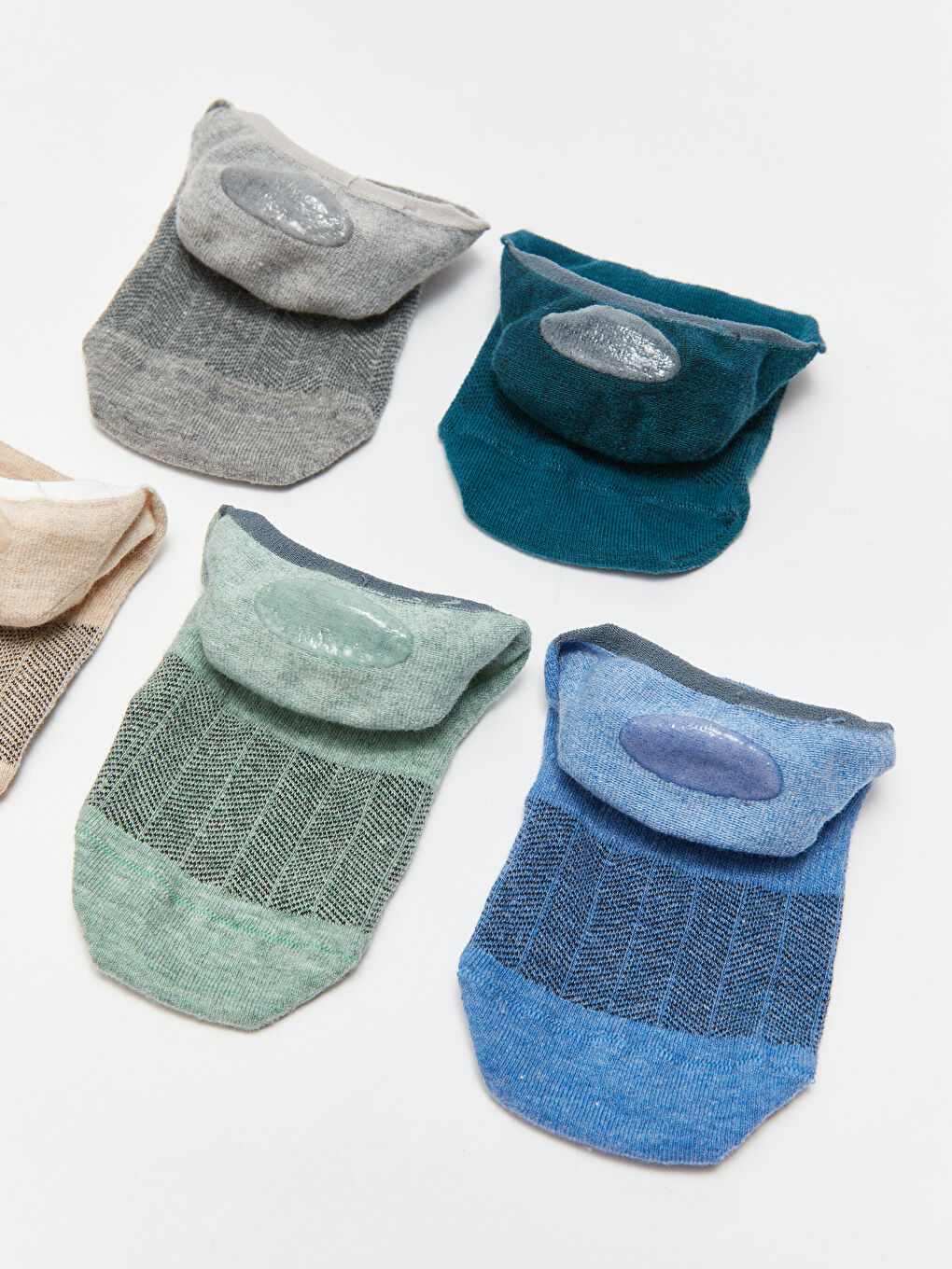 Karışık Desenli Erkek Babet Çorap 5'li-2