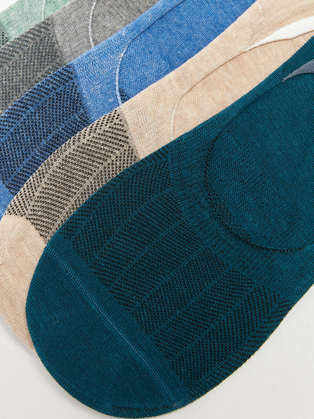 Karışık Desenli Erkek Babet Çorap 5'li-3