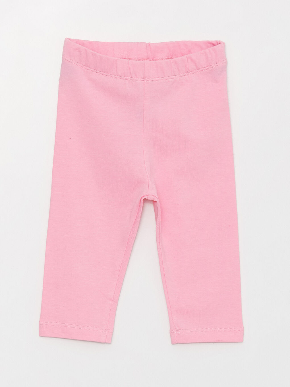 Pembe Beli Lastikli Kız Bebek Tayt