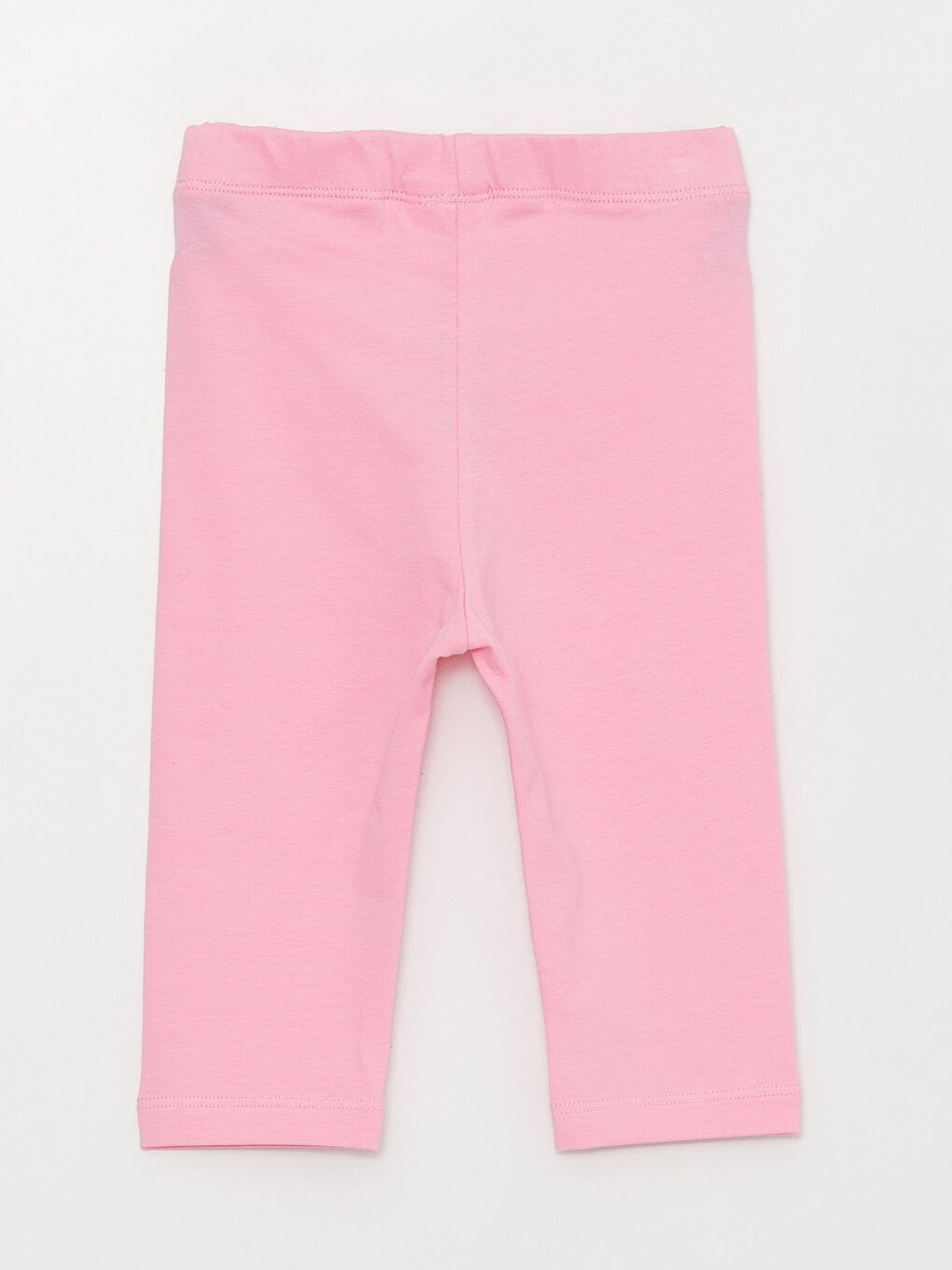 Pembe Beli Lastikli Kız Bebek Tayt-1