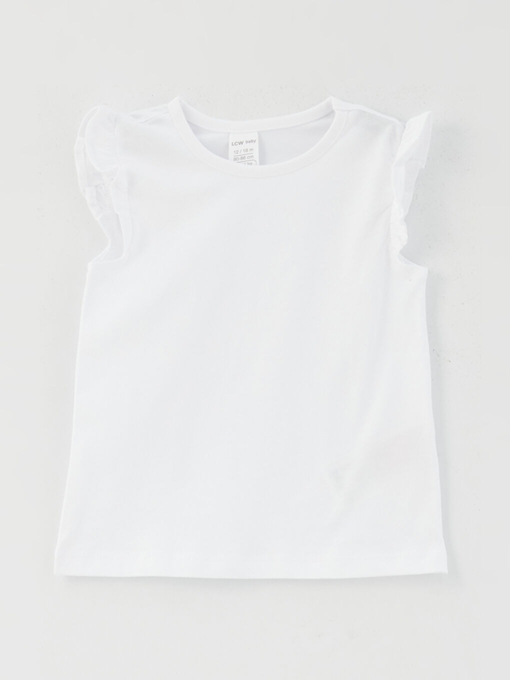 მრგვალი საყელო მოკლე სახელო ბავშვის გოგონას მაისური 3 ცალი-2