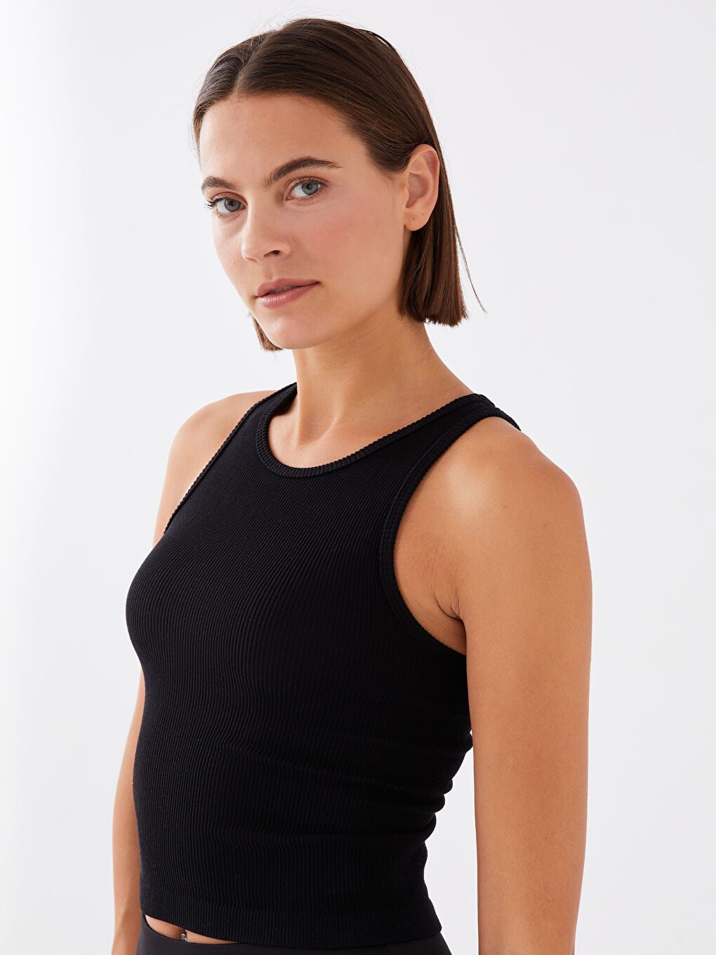 XSIDE ACTIVE Women's Crew Neck Plain Seamless Sports Singlet -S3CG75Z8-CVL