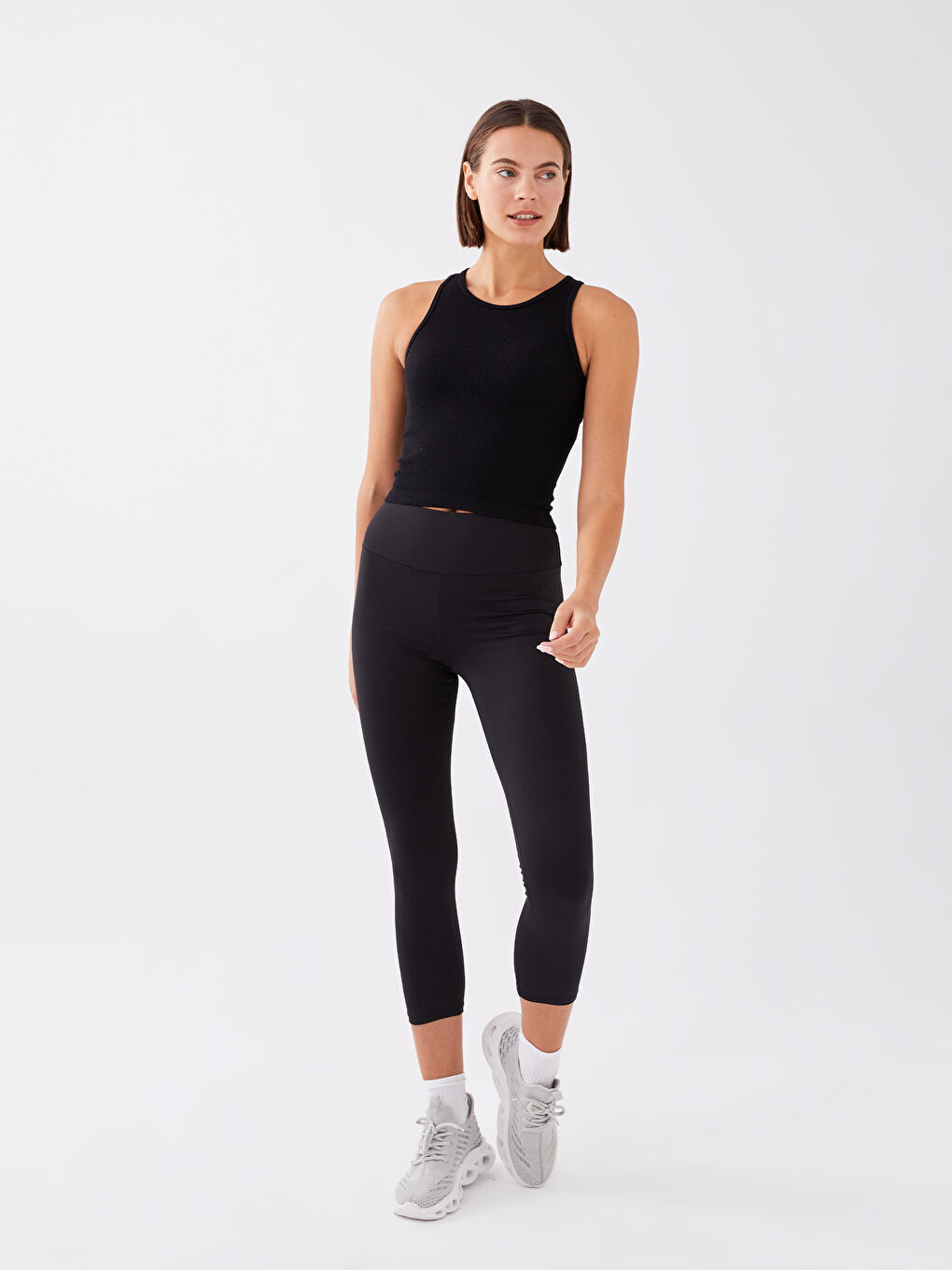 XSIDE ACTIVE Women's Crew Neck Plain Seamless Sports Singlet -S3CG75Z8-CVL