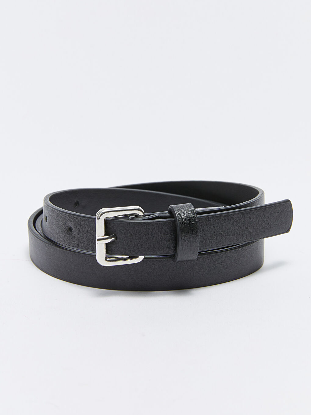 LCW ACCESSORIES Leather Look Womens Slim Belt 2-Pack -S3CG79Z8-HUC