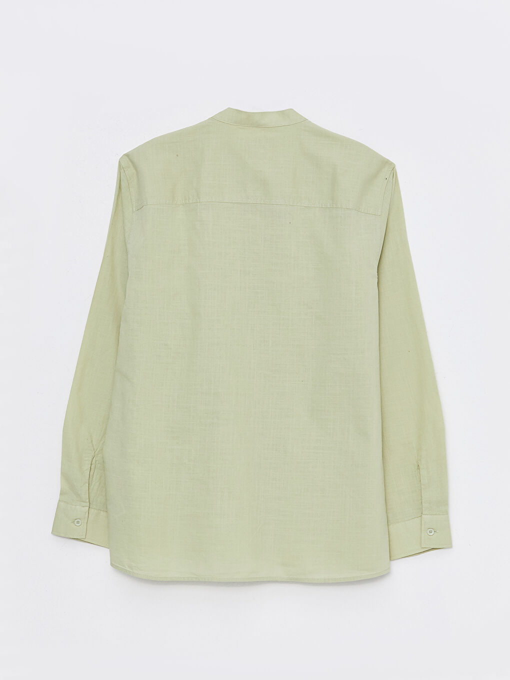 Regular Fit Long Sleeve Poplin Men's Shirt-6