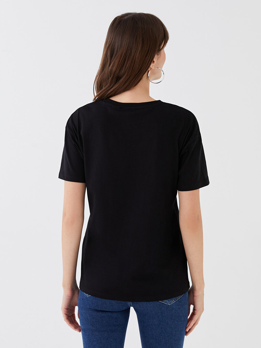 Tricou cu Mânecă Scurtă Imprimat Minnie Mouse pentru Femei Combinație Mamă-Fiică-9