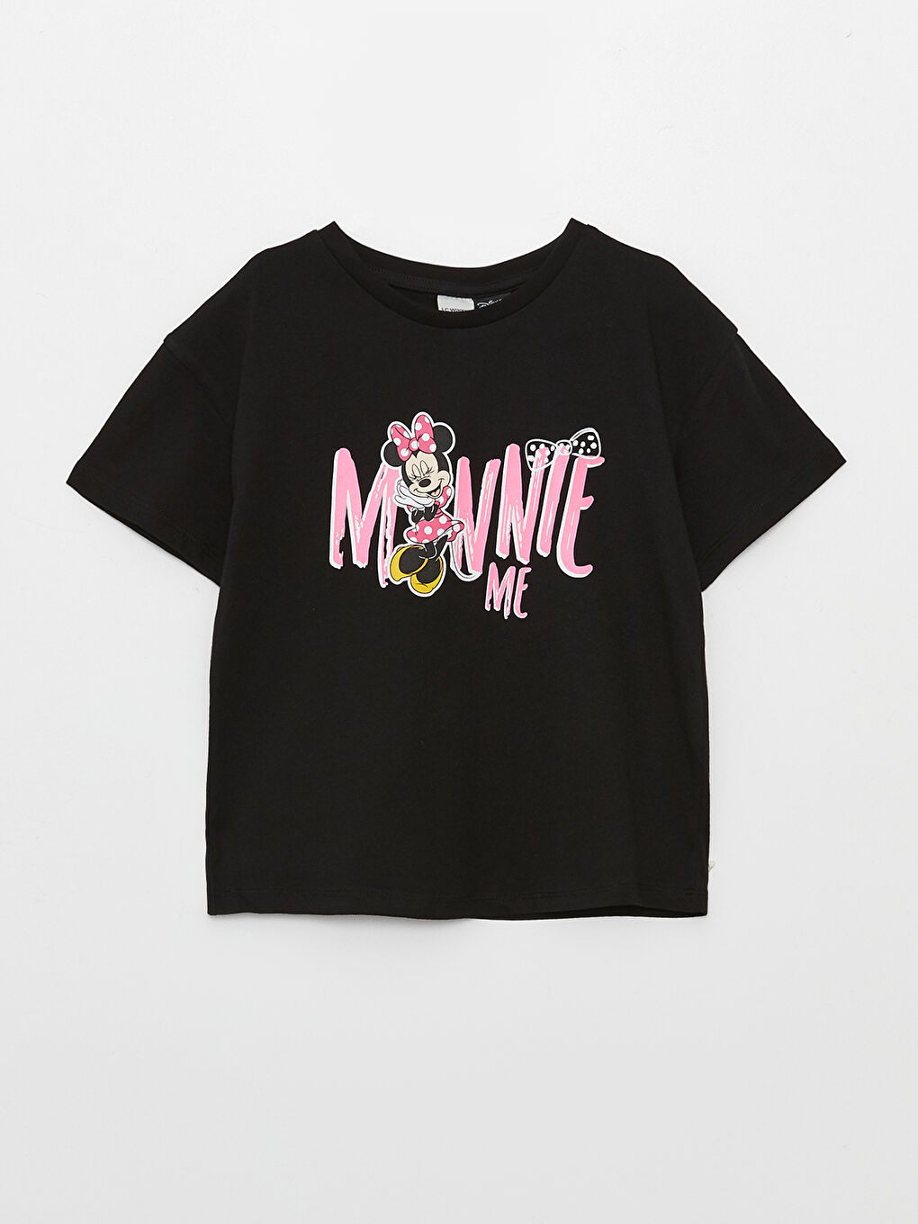 T-shirt pour Filles à Manches Courtes Imprimé Minnie Mouse à Col Rond-4