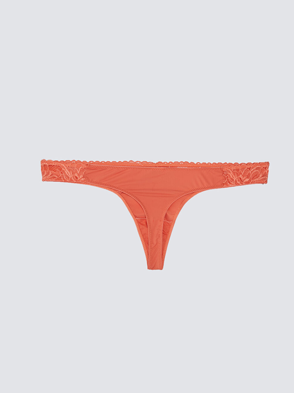 Lace Detailed Thong Panties -S3CH20Z8-GPF