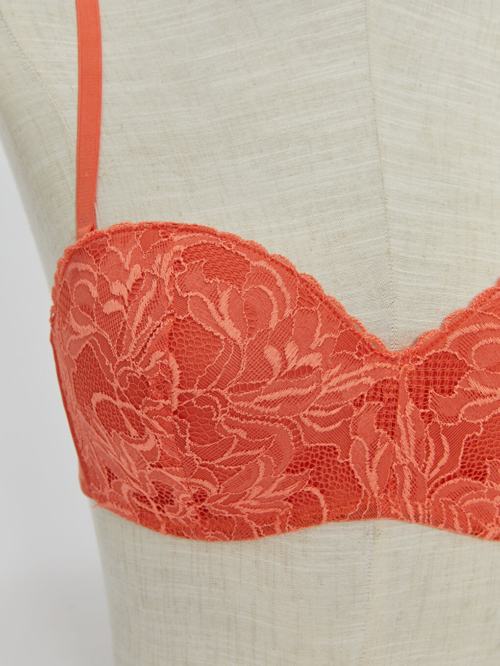 Underwire Unfilled Lace Strapless Bra -S3CH26Z8-GPF