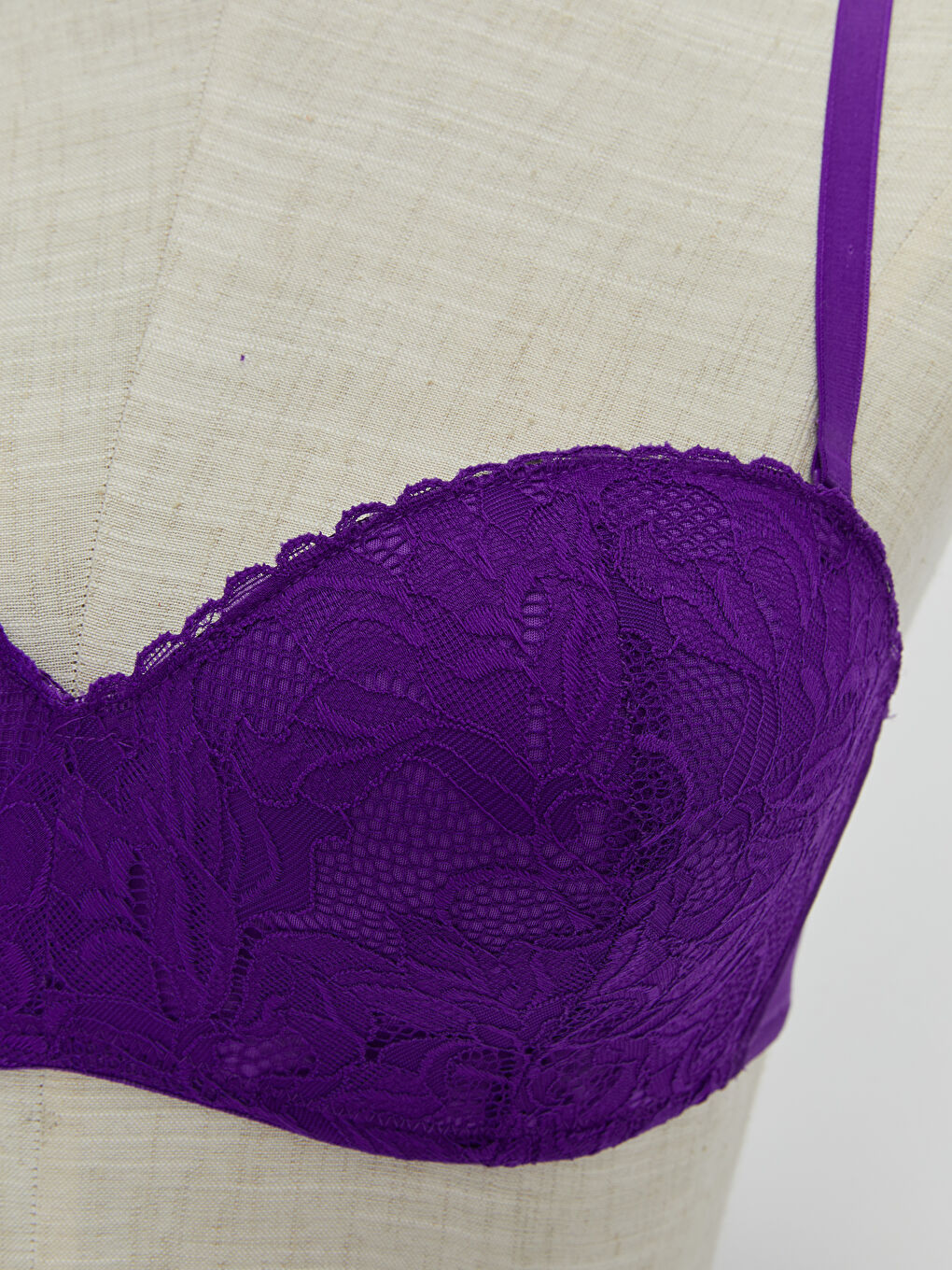 Underwire Unfilled Lace Strapless Bra -S3CH26Z8-HEP