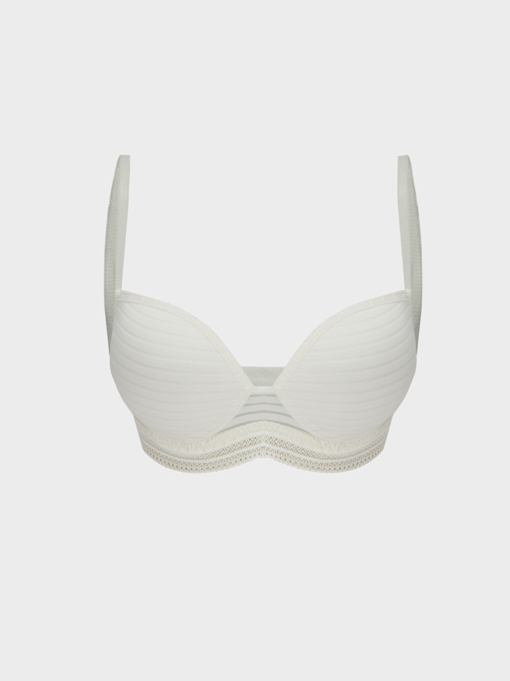 Underwire Half Filled Plain T-Shirt Bra -S3CH31Z8-FDU