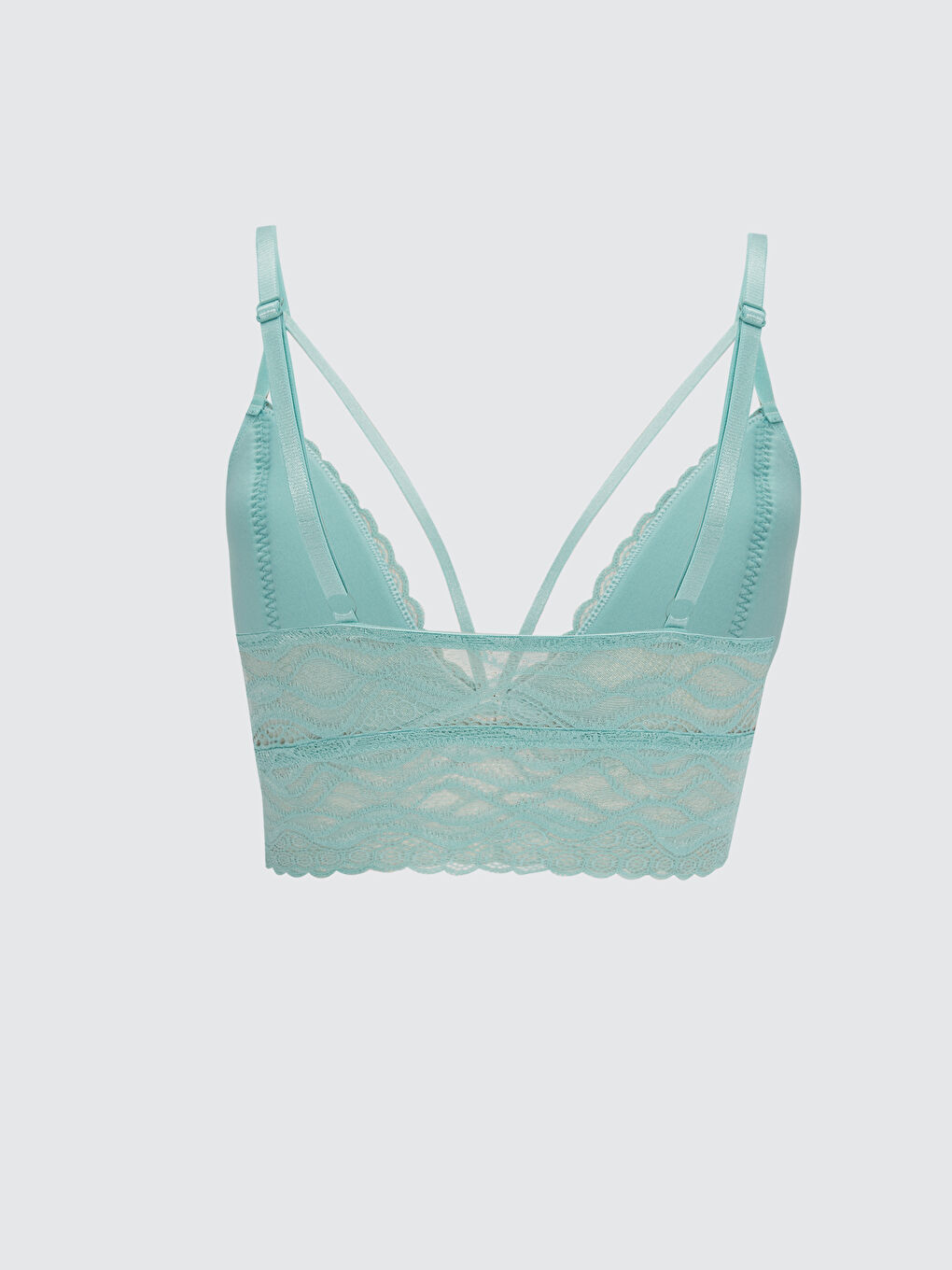 LCW DREAM Pastel Yeşil Balensiz Dolgusuz Dantelli Bralet - 1