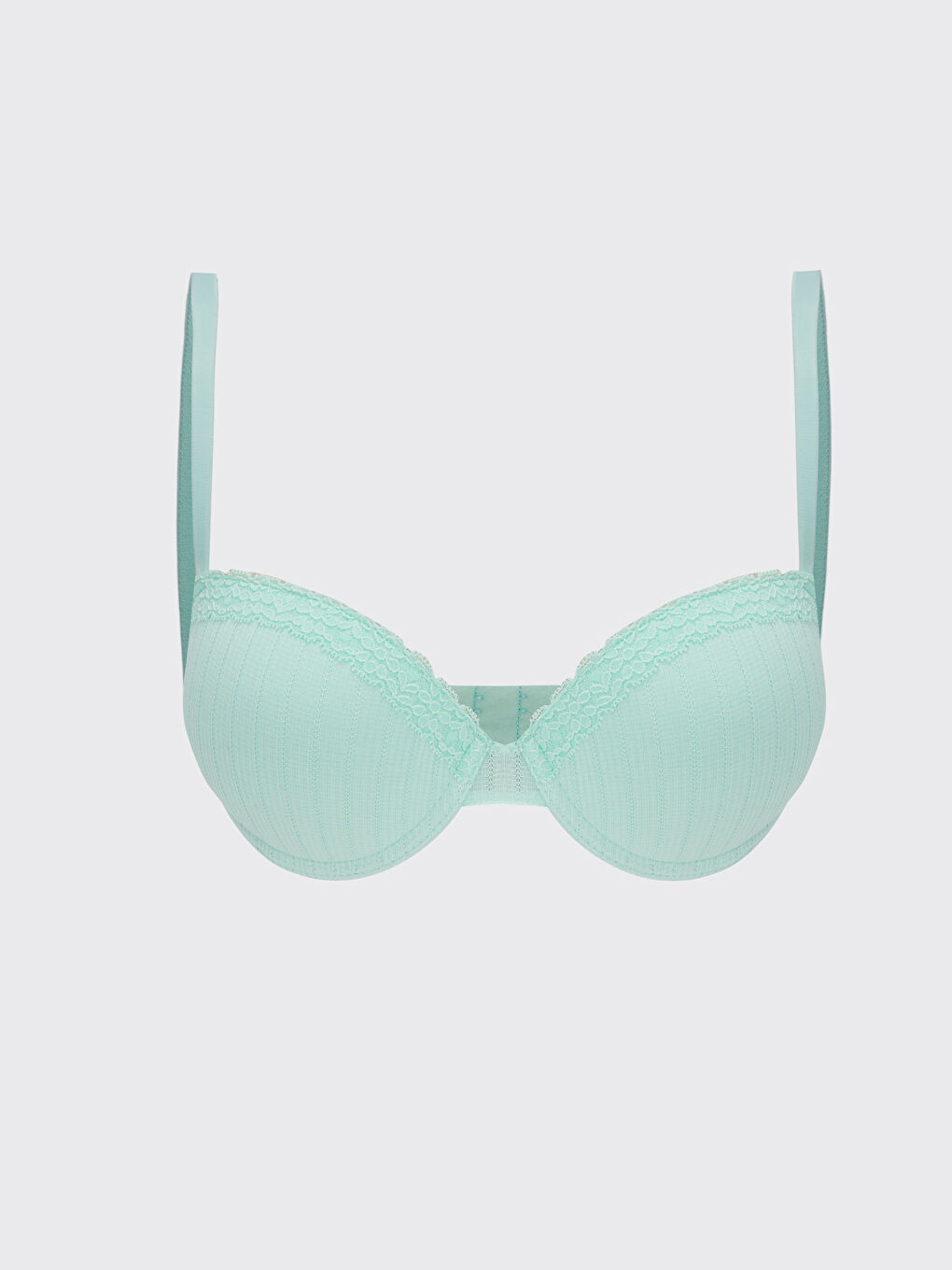 Underwire Half Filled Plain T-Shirt Bra -S3CH51Z8-FPW